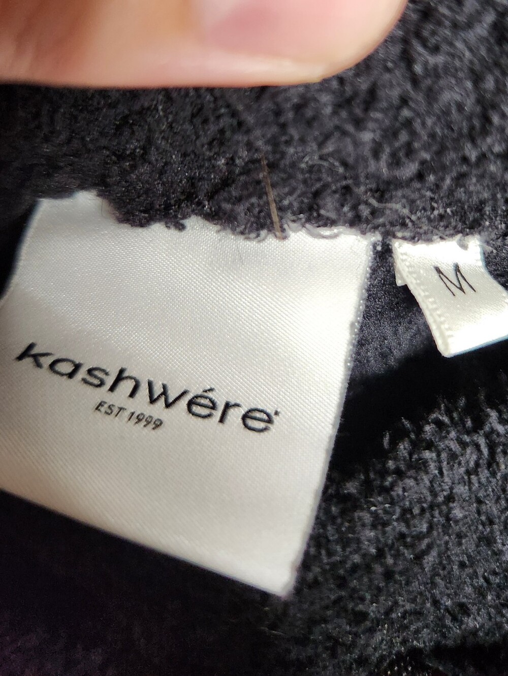 Kashwere Men’s Black Joggers Fleece Size Medium - Picture 6 of 7